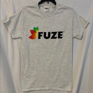 FUZE Vintage Classic Design Gildan Gray Short Sleeve Tees Cotton Comfort